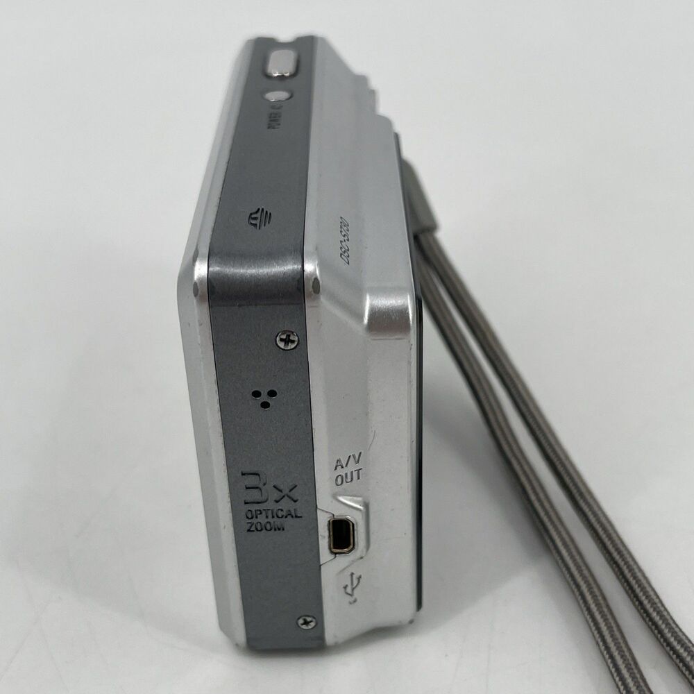 Sony Cyber-shot DSC-S730 Digital Camera 7.2MP Silver Manual Case USB Cable WORKS - Picture 5 of 12